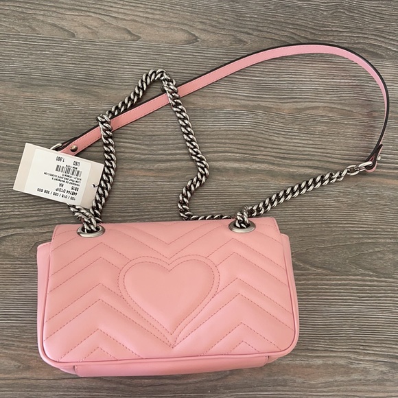 New authentic GUCCI pink marmont bag - Picture 4 of 14